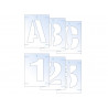 Scan 9403 Letter & Number Stencil Kit 25mm