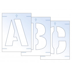 Scan 9417 Letter Stencil Kit 300mm