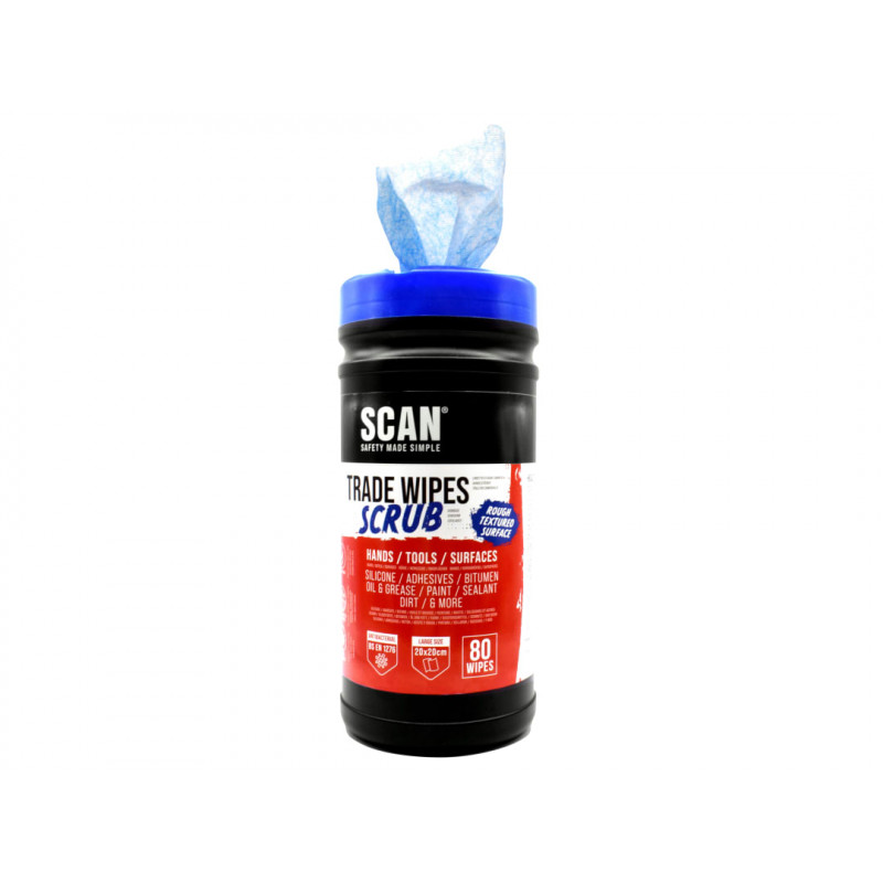 Scan TWW80 Scrub Wipes (Tub 80) Scan TWW80 Scrub Wipes (Tub 80)