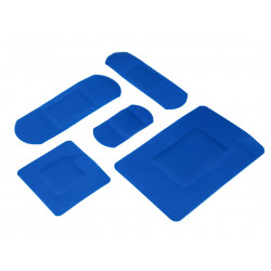 Scan SCANBDP Assorted Hypoallergenic Blue Plasters 120