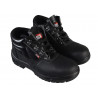 Scan JC-B917 4 D-Ring Chukka Safety Boots Black UK 3 EUR 36