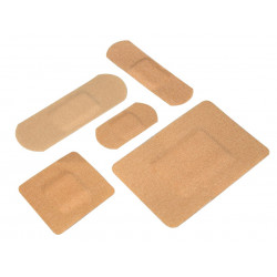 Scan SCANFABP Assorted Hypoallergenic Fabric Plasters 120