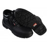 Scan JC-B917 4 D-Ring Chukka Safety Boots Black UK 3 EUR 36
