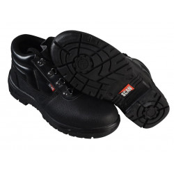 Scan JC-B917 4 D-Ring Chukka Safety Boots Black UK 5 EUR 38