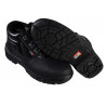 Scan JC-B917 4 D-Ring Chukka Safety Boots Black UK 8 EUR 42