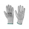 Scan H3101-3 Grey PU Coated Cut 3 Gloves - M (Size 8)