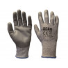 Scan H3101-5 Grey PU Coated Cut 5 Gloves - M (Size 8)