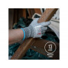 Scan PES3353 PU Palm Cut D Gloves - L (Size 9)