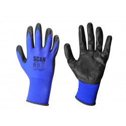 Scan N550118 Max - Dexterity Nitrile Gloves - L (Size 9)