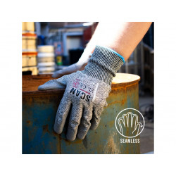 Scan PES3353 PU Palm Cut D Gloves - L (Size 9)