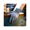 Scan PES3353 PU Palm Cut D Gloves - L (Size 9)