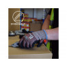 Scan NJC3258DQ Nitrile Palm Cut F Gloves - M (Size 8)