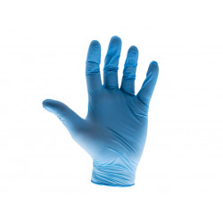 Scan KS-ST RT021 Blue Nitrile Disposable Gloves Large (Box of 100)