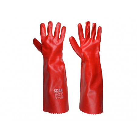 Scan 5004-45 PVC Gauntlet 45cm (18in) - L (Size 9)