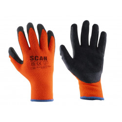 Scan 2ARK36L-24 Thermal Latex Coated Gloves - L (Size 9)