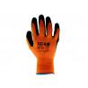 Scan 2ARK46J-26 Hi-Vis Orange Foam Latex Coated Gloves - XL (Size 10)