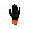Scan 2ARK46J-24 Hi-Vis Orange Foam Latex Coated Gloves - L (Size 9)