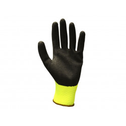 Hi-Vis Yellow Foam Latex Coated Gloves - XXL (Size 11)