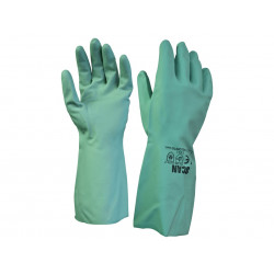 Scan 2ANP33G-24 Nitrile Gauntlets with Flock Lining Large (Size 9)