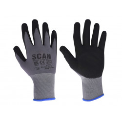 Scan 2ANK42L-24 Breathable Microfoam Nitrile Gloves - L (Size 9)