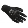 Black PU Coated Gloves - XL (Size 10) (12 Pairs)