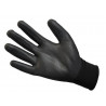 Black PU Coated Gloves - XL (Size 10) (12 Pairs)