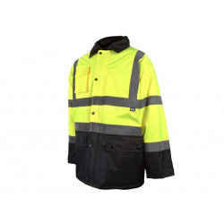 Scan SFJK81 Hi-Vis Yellow/Black Motorway Jacket - M (41in)