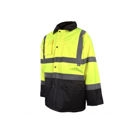 Scan SFJK81 Hi-Vis Yellow/Black Motorway Jacket - XL (48in)