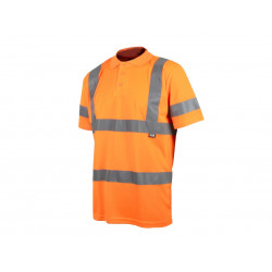 Scan SFTE04-O Hi-Vis Polo Shirt Orange - L (42in)
