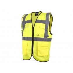 Scan SFV09 Hi-Vis Utility Yellow Waistcoat - M (41in)