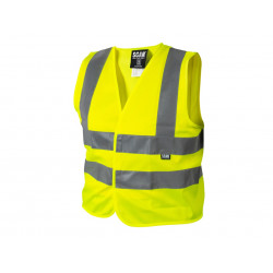 Scan SFCV01 Hi-Vis Waistcoat Yellow - Child 7-9