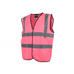 Scan UC801-P Hi-Vis Waistcoat Pink - L (44in)