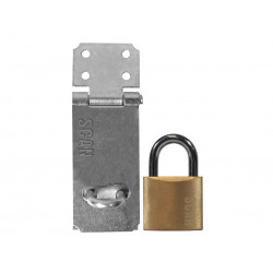 Scan YS-0003-89 Hasp and Staple 89mm + 40mm Padlock