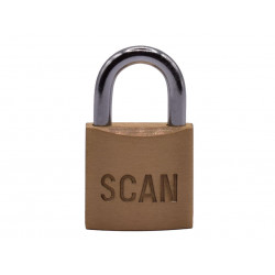Scan BC7525 Brass Padlock 25mm