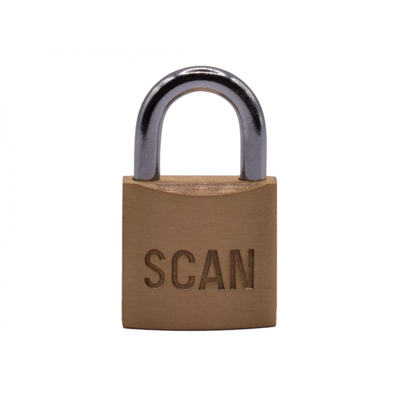Scan BC7525 Brass Padlock 25mm Scan BC7525 Brass Padlock 25mm