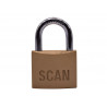 Scan BC0440KA2 Brass Padlock 40mm Keyed Alike Pack of 2
