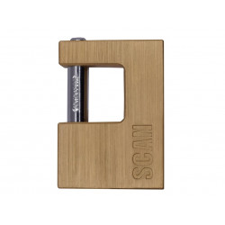 Scan ZA111-80 Brass Padlock Shutter 80mm