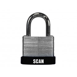 Scan QC0130 Laminated Steel Padlock 30mm