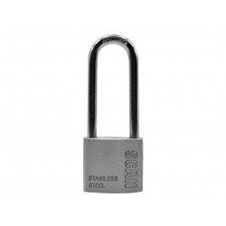 Scan ZB111-38L Stainless Steel Padlock 38mm Long Shackle
