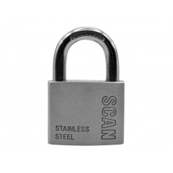 Scan ZB111-50 Stainless Steel Padlock 50mm