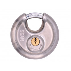 Scan XA114 Stainless Steel Disk Type Padlock 80mm