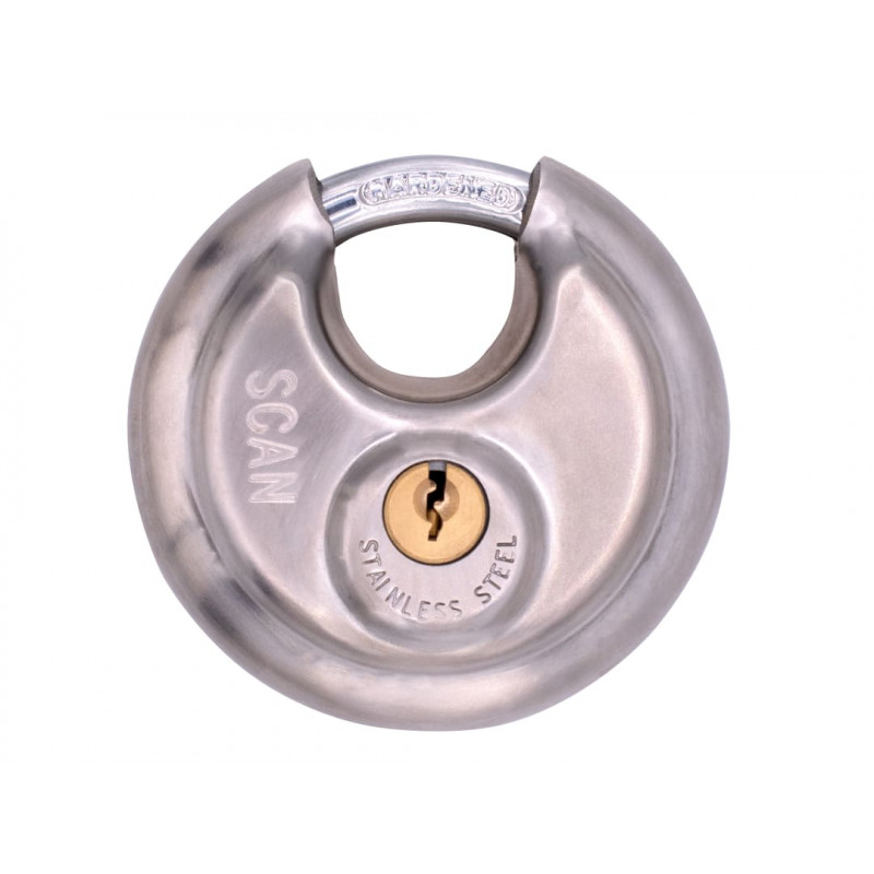 Scan XA114 Stainless Steel Disk Type Padlock 80mm