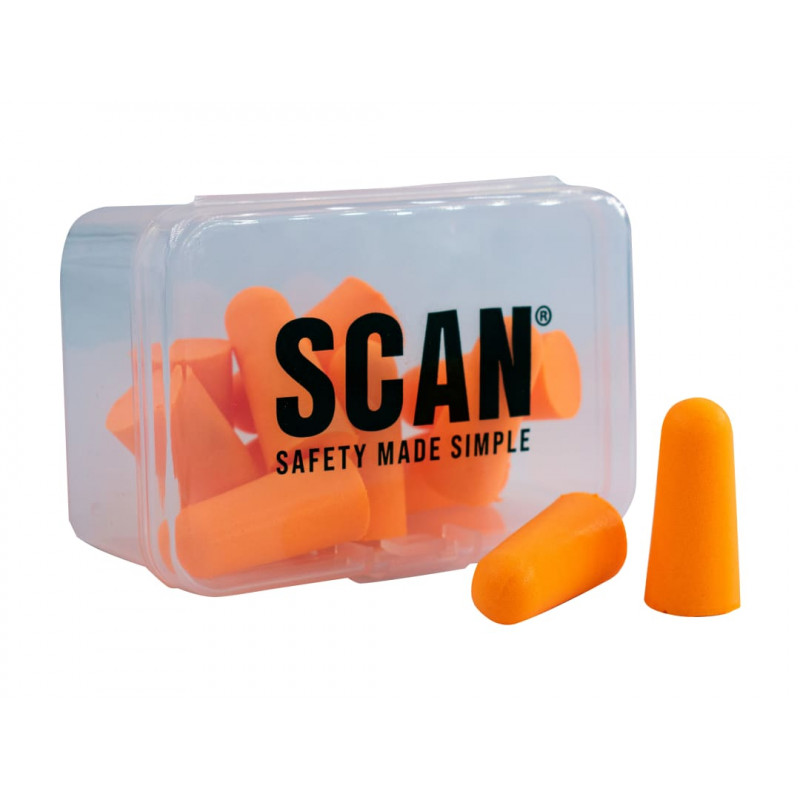 Scan EC-1003A Tapered Foam Earplugs (6 Pairs) Scan EC-1003A Tapered Foam Earplugs (6 Pairs)