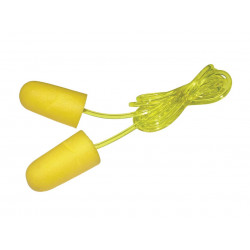 Scan EC-1001A-C Foam Earplugs & Cord (6 Pairs)