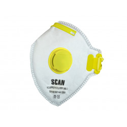 Scan DTC3X-FD-3 Fold Flat Valved Disposable Mask FFP1 (Pack of 3)