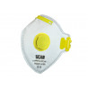 Scan DTC3X-FD-3 Fold Flat Valved Disposable Mask FFP1 (Pack of 3)