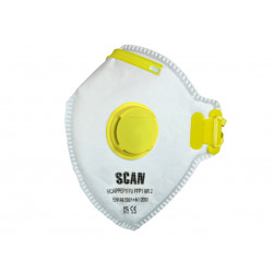 Scan DTC3X-FD-10 Fold Flat Valved Disposable Mask FFP1 (Pack of 10)