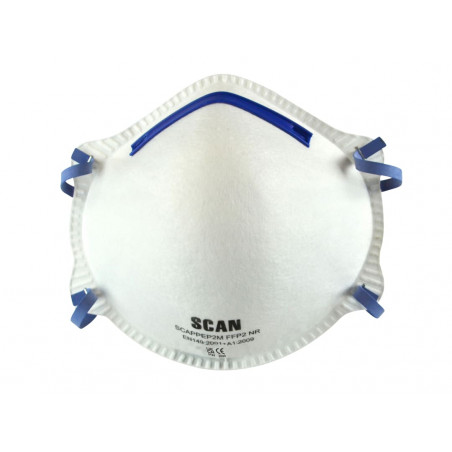 Scan DTC3M-20 Moulded Disposable Mask FFP2 Protection (Pack 20)