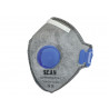 Scan DAC4X-FD-3 Fold Flat Disposable Odour Mask Valved FFP2 Protection (Pack 3)