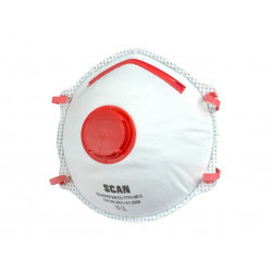 Scan DTC3C-FD-10 Moulded Disposable Valved Masks FFP3 (Pack 10)